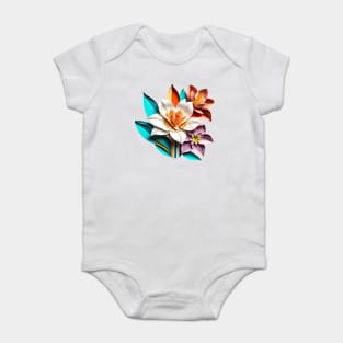 Lily - Papercut Style Baby Bodysuit